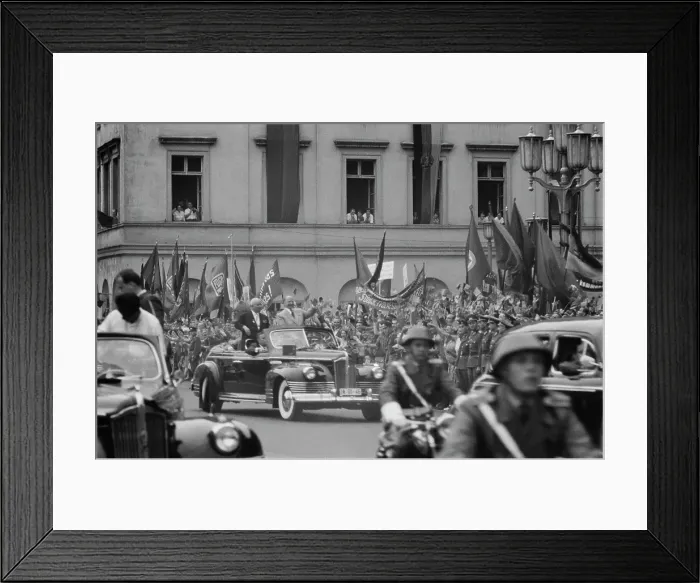 Framed Print : Khrushchev In East Berlin Framed Print : Khrushchev In East Berlin