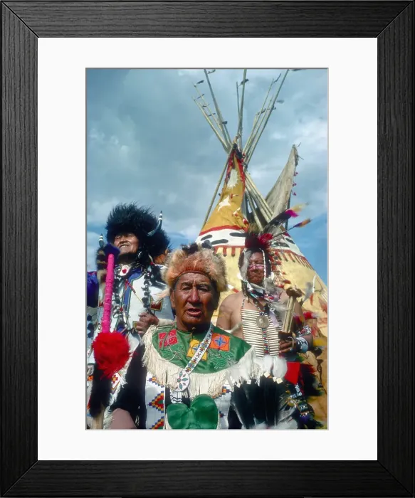 Framed Print : Pow Wow Parade Framed Print : Pow Wow Parade