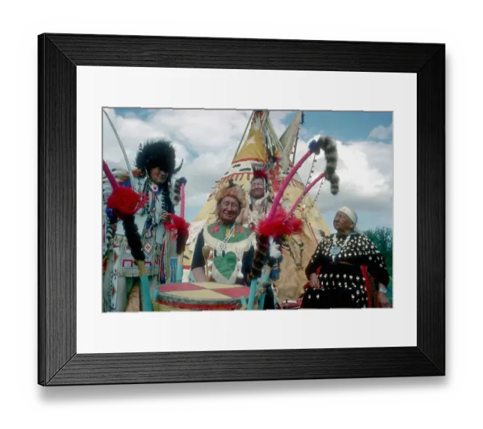 Framed Print : Pow Wow Parade Framed Print : Pow Wow Parade