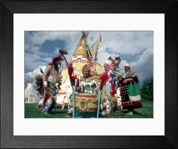 Framed Print : Pow Wow Parade Framed Print : Pow Wow Parade