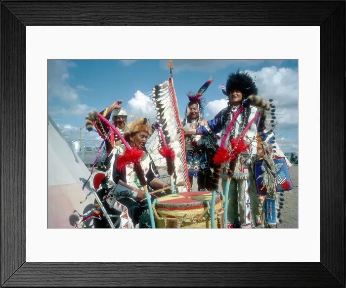 Framed Print : Pow Wow Parade Framed Print : Pow Wow Parade