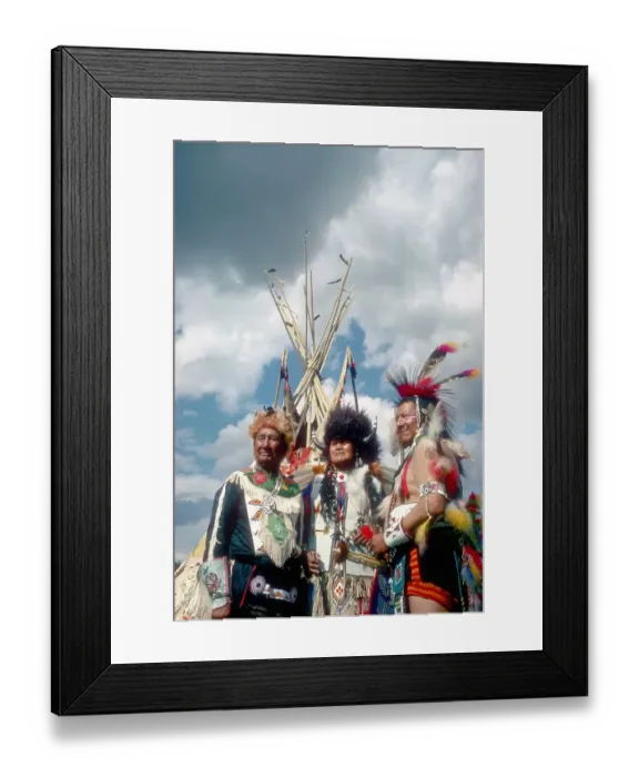 Framed Print : Pow Wow Parade Framed Print : Pow Wow Parade