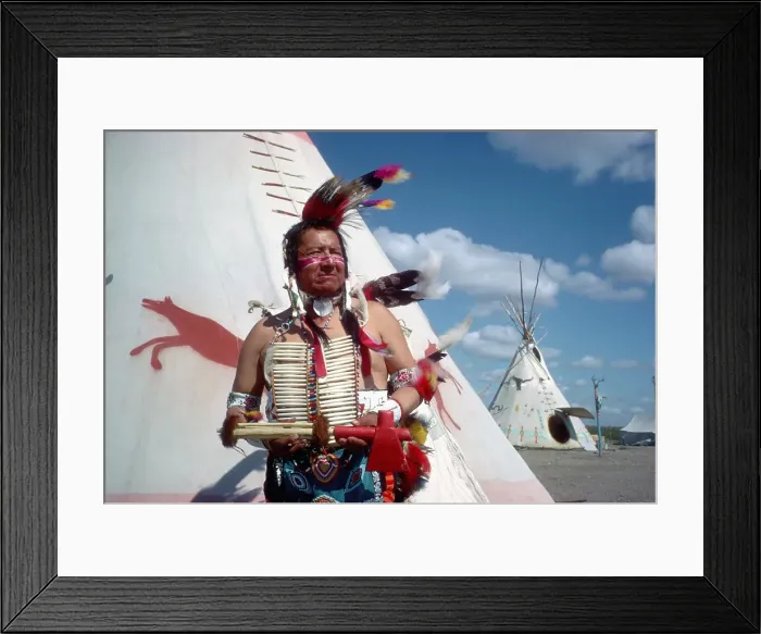 Framed Print : Pow Wow Parade Framed Print : Pow Wow Parade