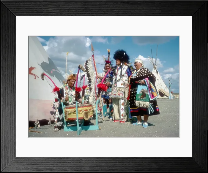 Framed Print : Pow Wow Parade Framed Print : Pow Wow Parade