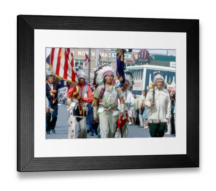 Framed Print : Pow Wow Parade Framed Print : Pow Wow Parade