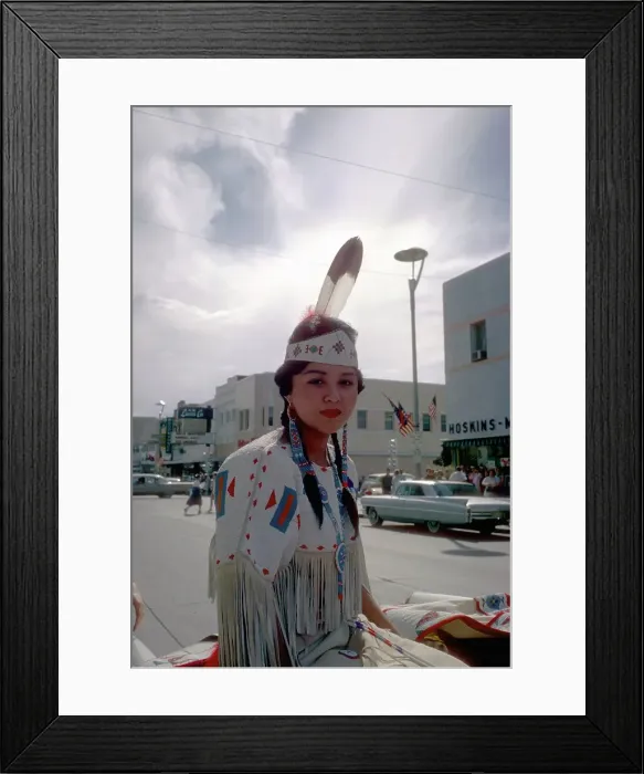 Framed Print : Pow Wow Parade Framed Print : Pow Wow Parade