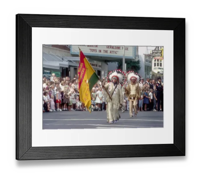 Framed Print : Pow Wow Parade Framed Print : Pow Wow Parade