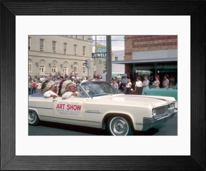 Framed Print : Pow Wow Parade Framed Print : Pow Wow Parade