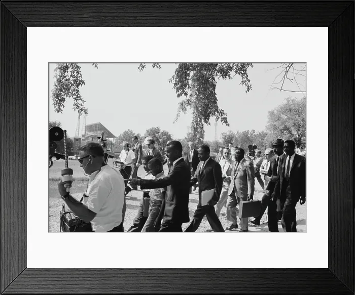 Framed Print : Birmingham School Desegregation Framed Print : Birmingham School Desegregation