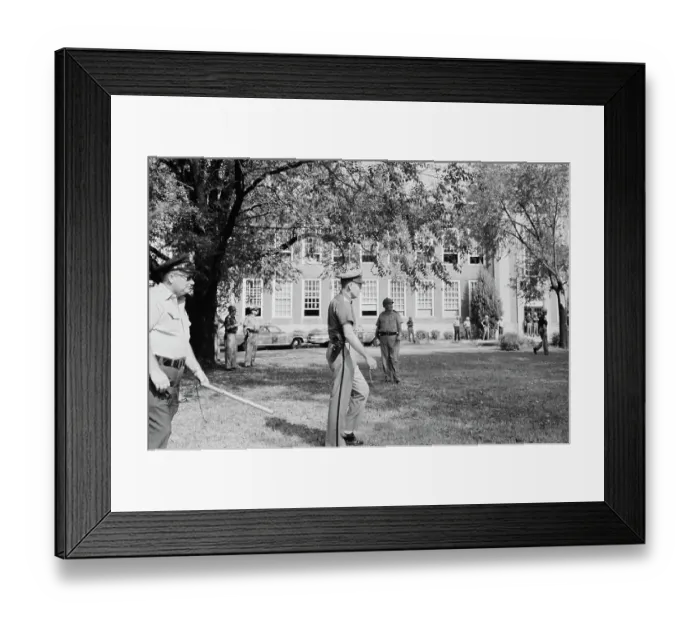 Framed Print : Birmingham School Desegregation Framed Print : Birmingham School Desegregation