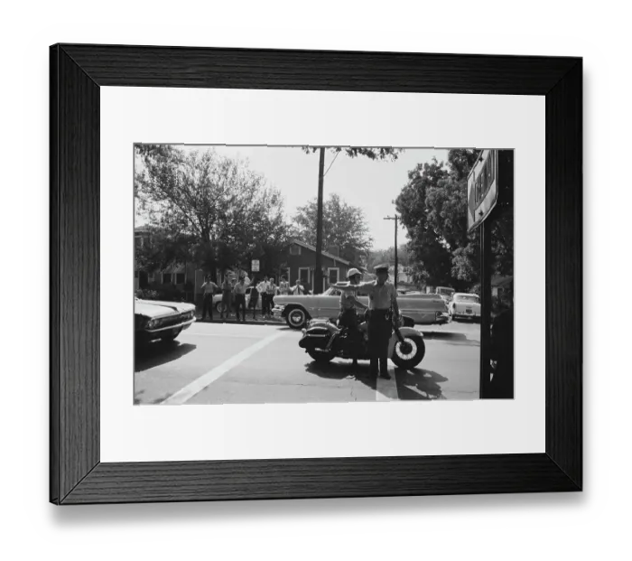 Framed Print : Birmingham School Desegregation Framed Print : Birmingham School Desegregation