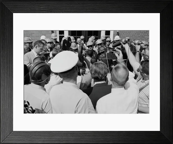 Framed Print : Birmingham School Desegregation Framed Print : Birmingham School Desegregation