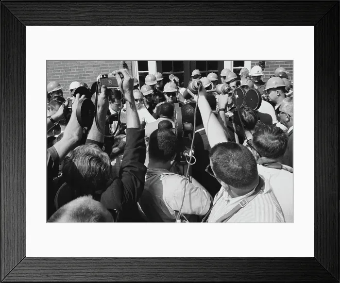 Framed Print : Birmingham School Desegregation Framed Print : Birmingham School Desegregation