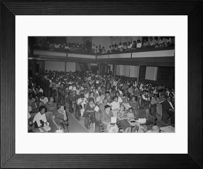 Framed Print : Birmingham Church Rally Framed Print : Birmingham Church Rally