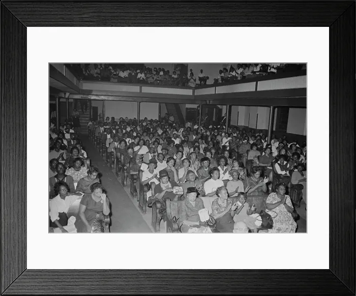 Framed Print : Birmingham Church Rally Framed Print : Birmingham Church Rally