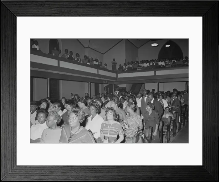 Framed Print : Birmingham Church Rally Framed Print : Birmingham Church Rally