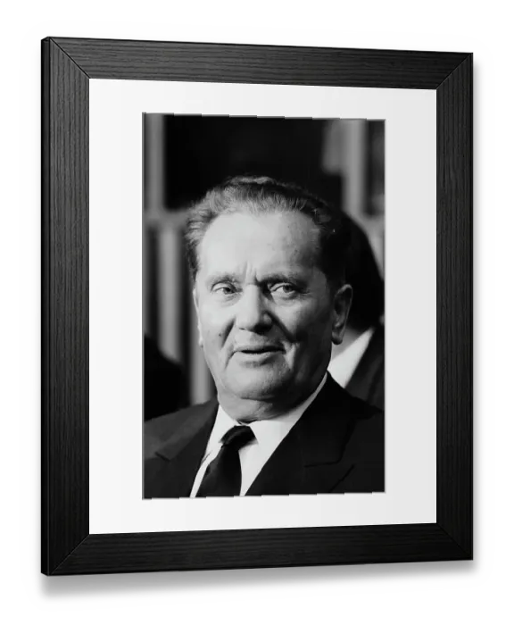 Framed Print : Josip Broz Tito Framed Print : Josip Broz Tito