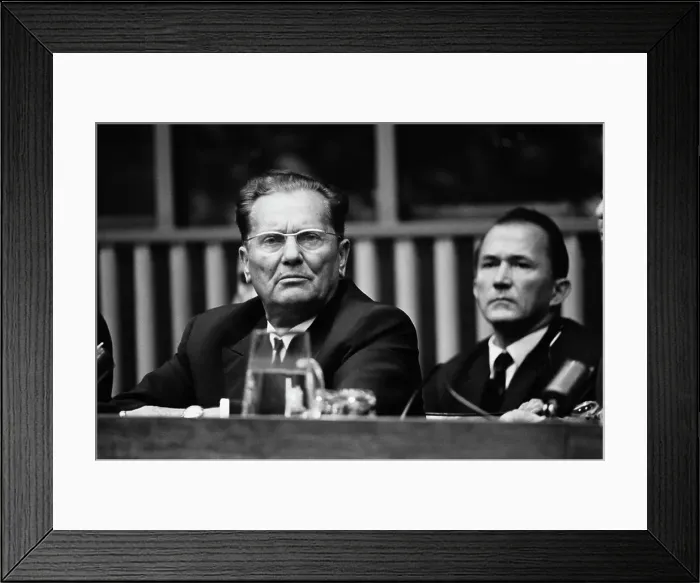 Framed Print : Josip Broz Tito Framed Print : Josip Broz Tito