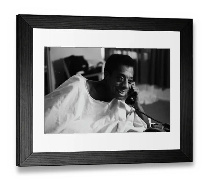 Framed Print : James Baldwin