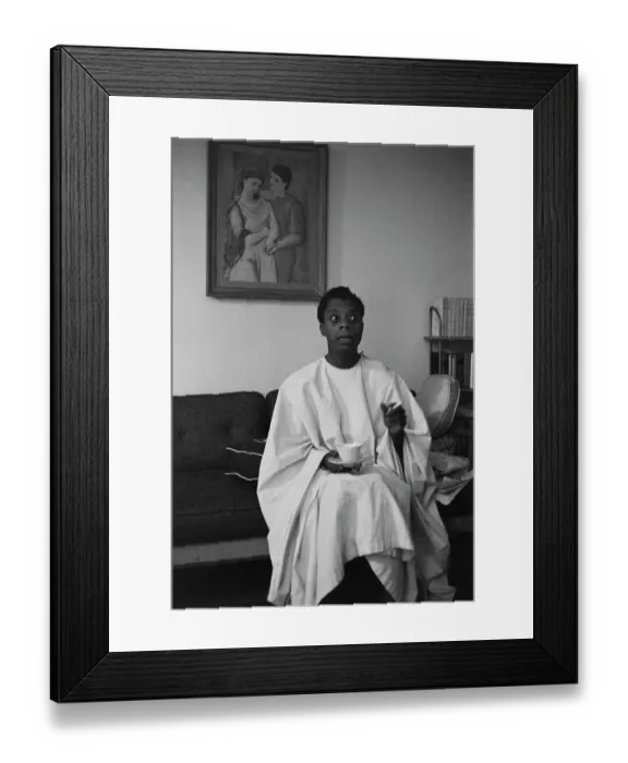 Framed Print : James Baldwin