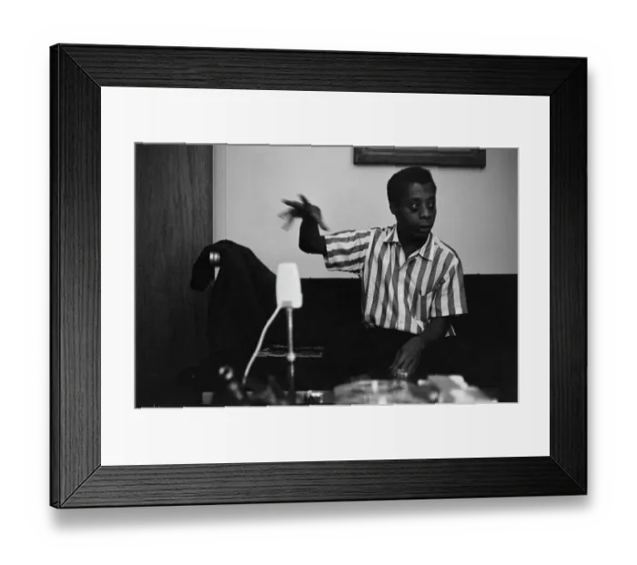 Framed Print : James Baldwin
