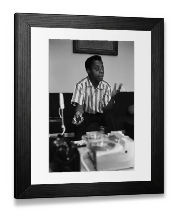 Framed Print : James Baldwin
