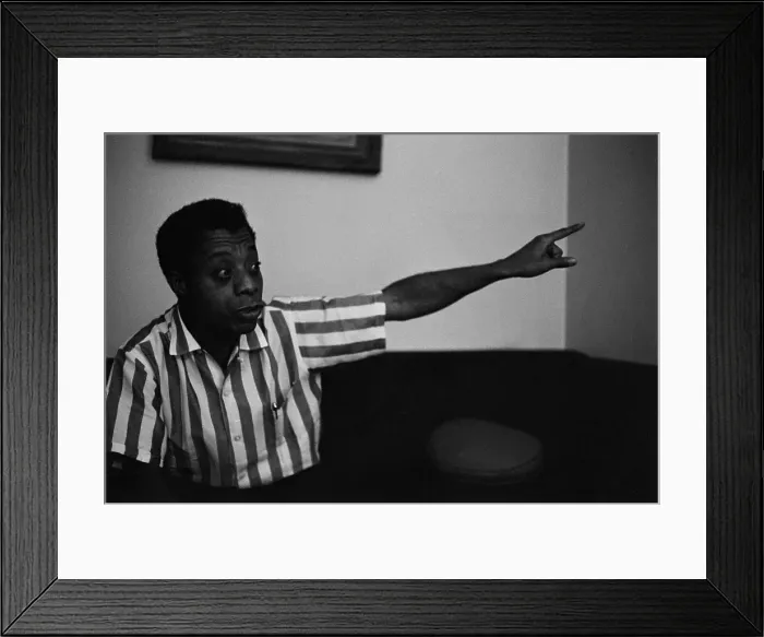 Framed Print : James Baldwin