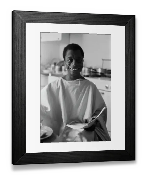 Framed Print : James Baldwin