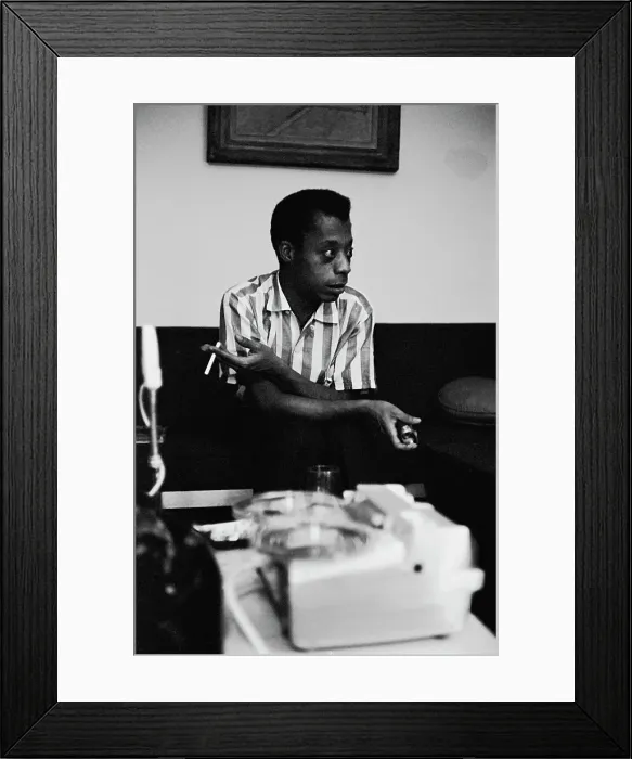 Framed Print : James Baldwin