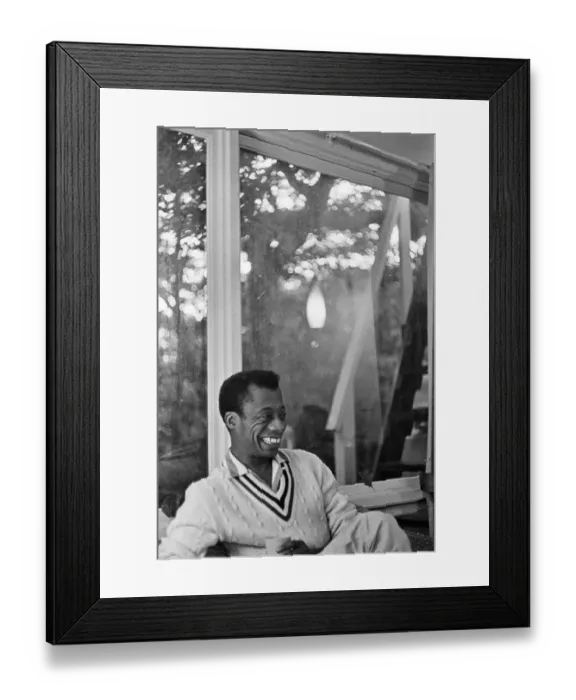 Framed Print : James Baldwin