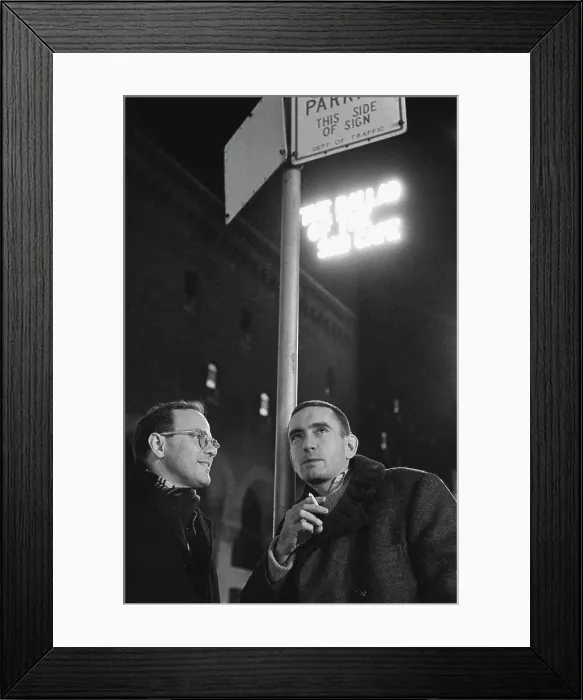 Framed Print : Alan Schneider And Edward Albee Framed Print : Alan Schneider And Edward Albee