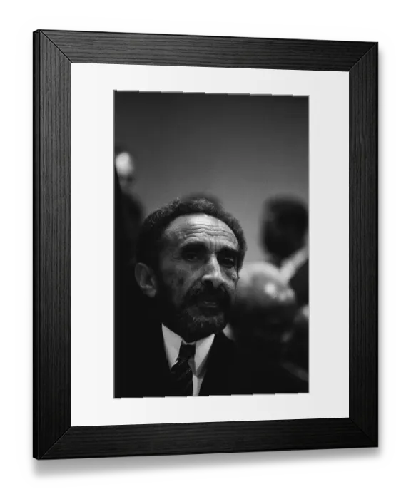 Framed Print : Haile Selassie Prepares To Address The United Nations Framed Print : Haile Selassie Prepares To Address The United Nations