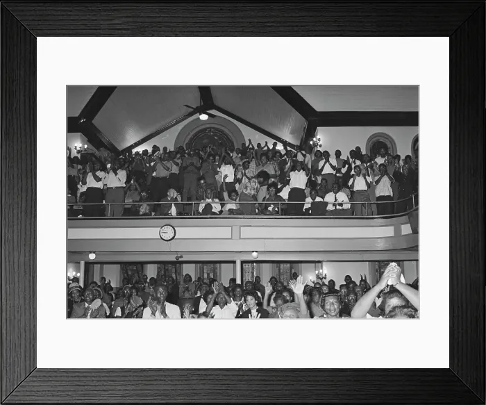 Framed Print : Birmingham Church Rally Framed Print : Birmingham Church Rally