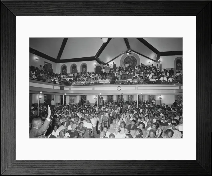Framed Print : Birmingham Church Rally Framed Print : Birmingham Church Rally