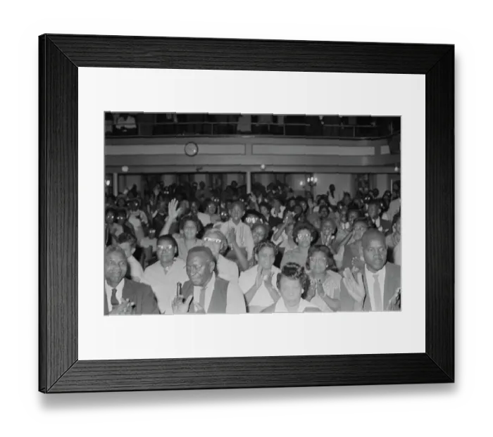 Framed Print : Birmingham Church Rally Framed Print : Birmingham Church Rally
