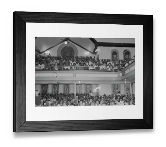 Framed Print : Birmingham Church Rally Framed Print : Birmingham Church Rally