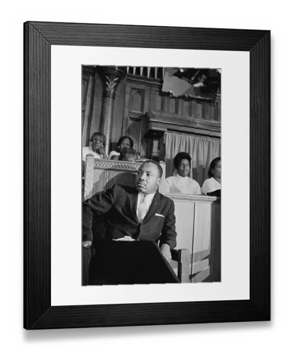 Framed Print : Birmingham Church Rally