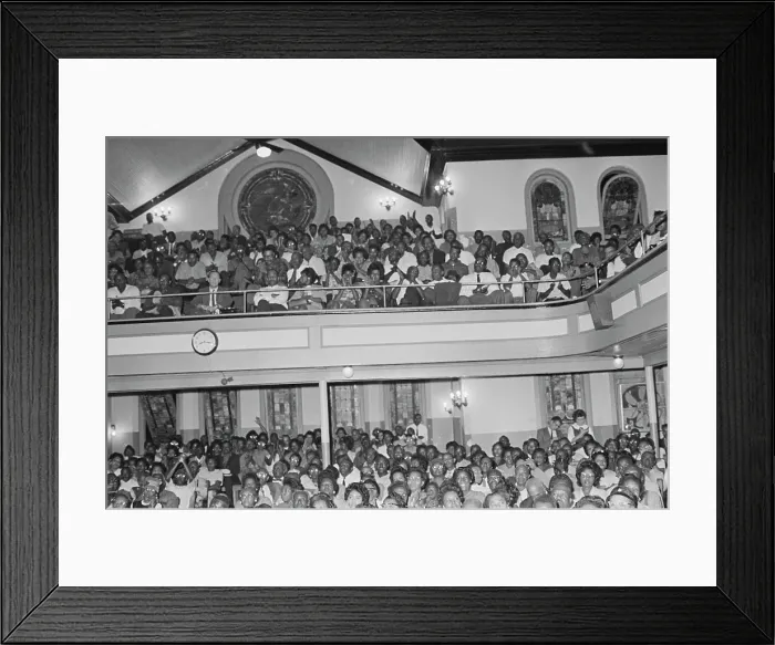 Framed Print : Birmingham Church Rally Framed Print : Birmingham Church Rally