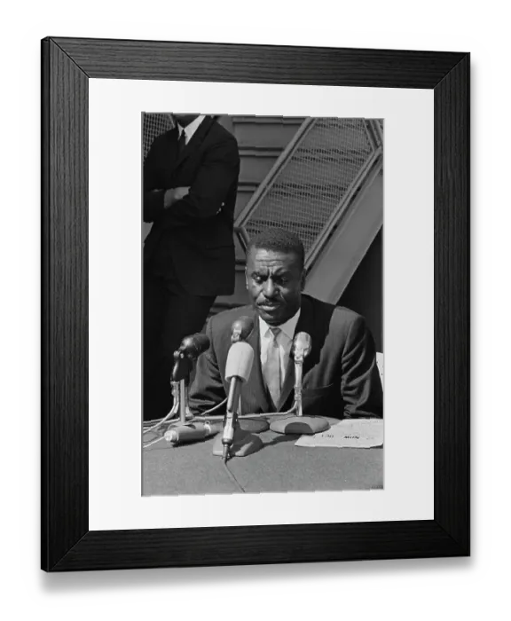 Framed Print : Fred Shuttlesworth In Birmingham