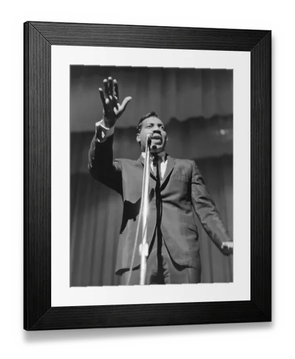 Framed Print : Otis Redding Live At The Apollo Framed Print : Otis Redding Live At The Apollo