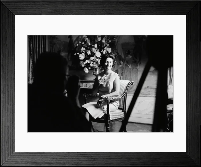 Framed Print : Lady Bird Johnson In DC Framed Print : Lady Bird Johnson In DC