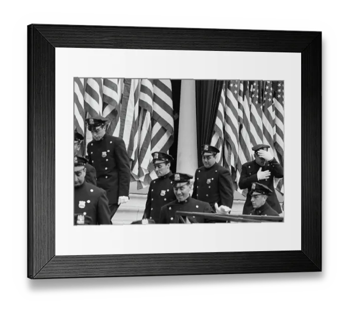 Framed Print : DC Police. DC police officers in Washington, DC