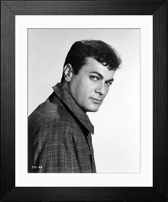 Framed Print : Tony Curtis Portrait