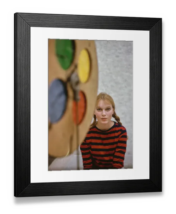 Framed Print : Mia Farrow, American Actress Framed Print : Mia Farrow, American Actress