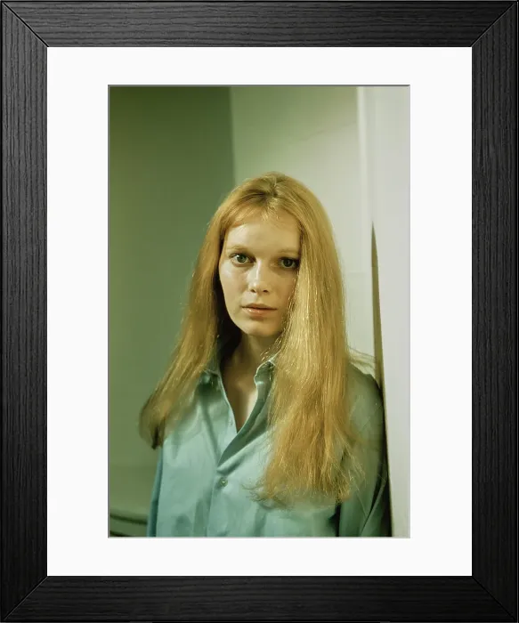 Framed Print : Mia Farrow, American Actress