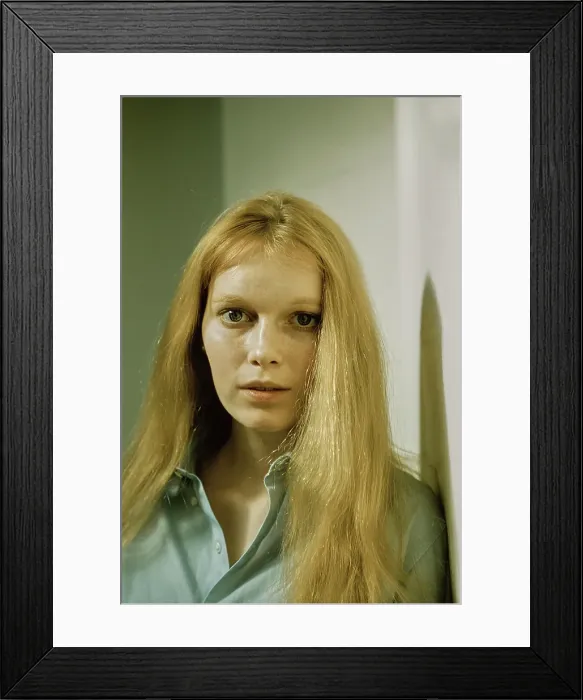 Framed Print : Mia Farrow, American Actress