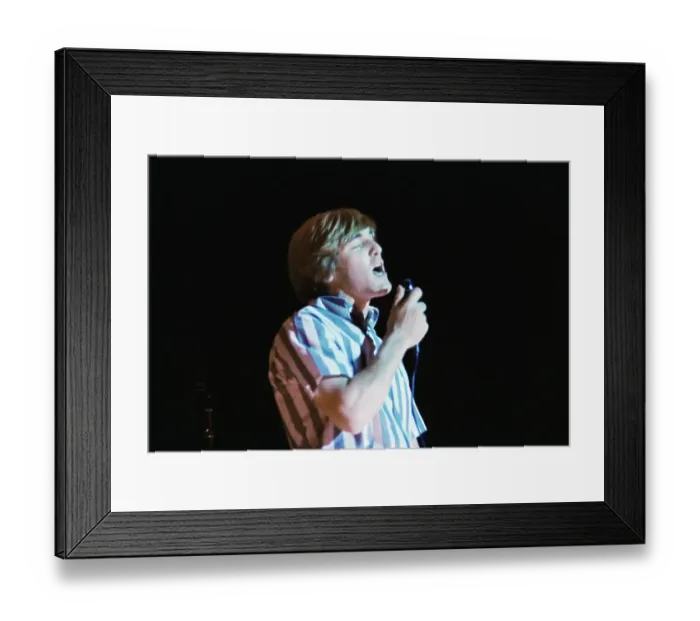 Framed Print : Dennis Wilson Performing Framed Print : Dennis Wilson Performing