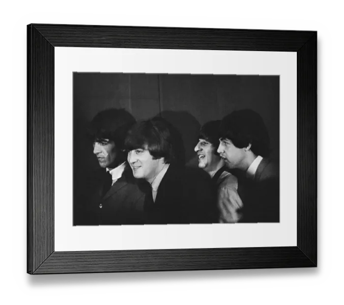 Framed Print : Beatles Press Conference In NY Framed Print : Beatles Press Conference In NY