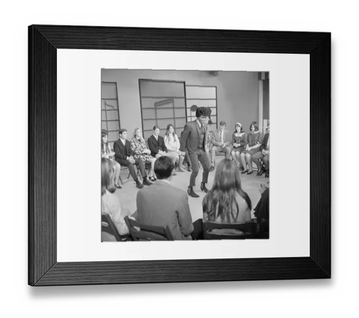 Framed Print : James Brown On The Lloyd Thaxton Show Framed Print : James Brown On The Lloyd Thaxton Show