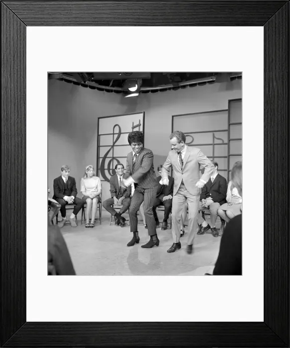 Framed Print : James Brown On The Lloyd Thaxton Show Framed Print : James Brown On The Lloyd Thaxton Show